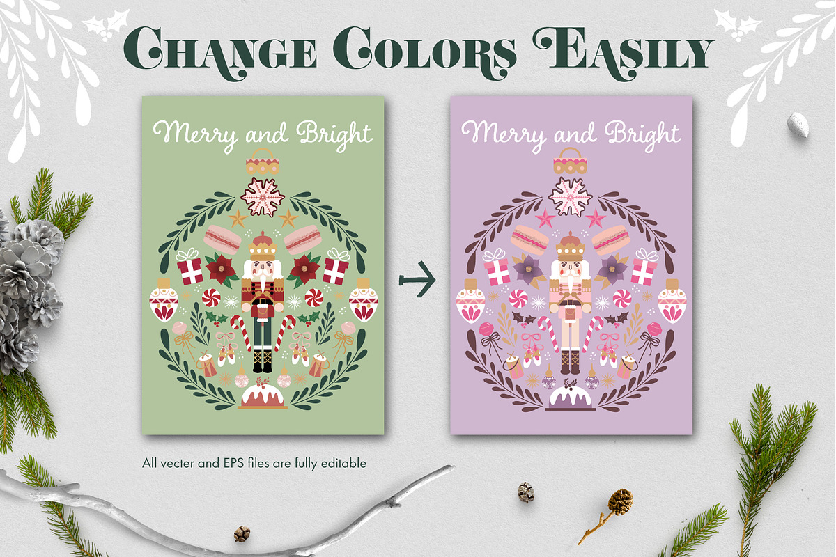 Nutcracker Christmas Clipart, an Illustration by The Audacious Brush (Photo 6 of 9)