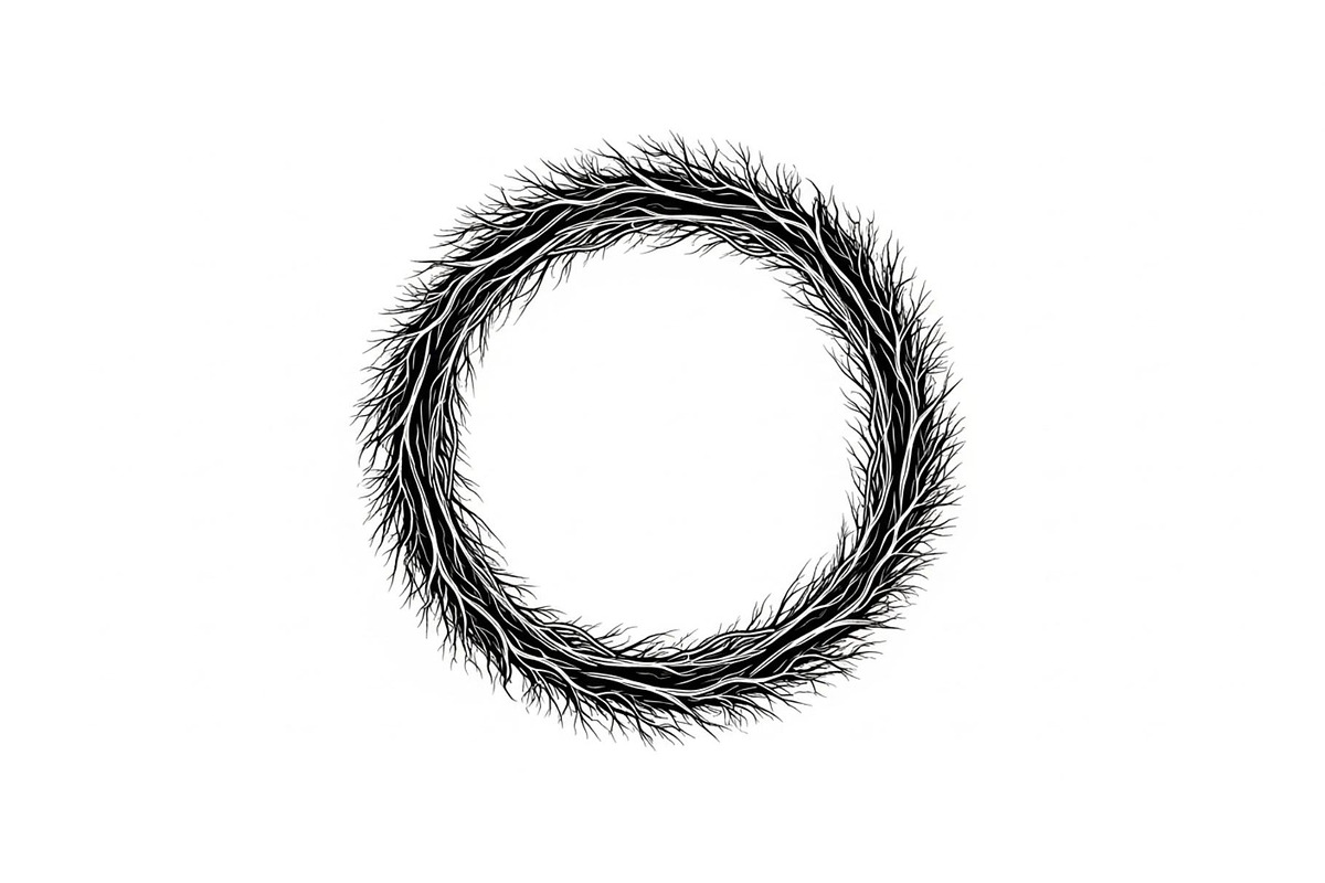 Hand Drawn Wreath Frame Bundle, an Illustration by yasushie (Photo 8 of 51)