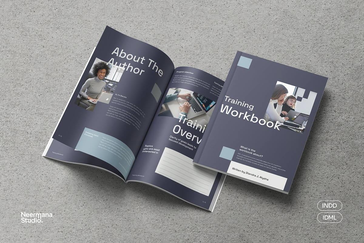Corporate Training Workbook, a Brochure Template by Neermana (Photo 1 of 10)