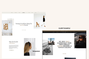 Arlie: Squarespace 7.1 Template