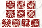 Floral Damask Pattern, a Pattern Graphic by wind mill (Thumbnail 2 of 2)