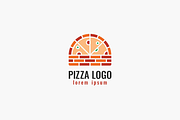 Pizza Firewall Food Restaurant Logo, a Branding & Logo Template by P.F. Creative Lab (Thumbnail 1 of 3)