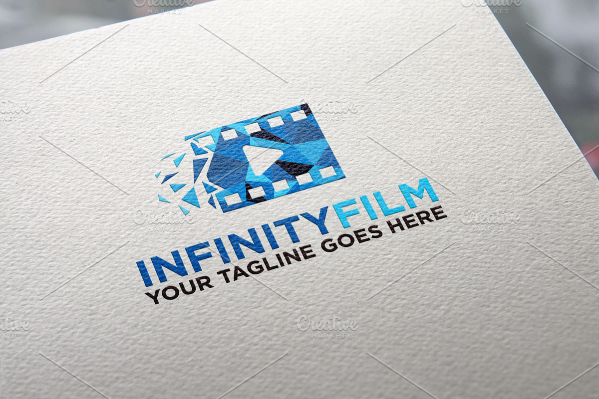 Infinity Film | Pixels Logo, a Branding & Logo Template by REDVY CREATIVE