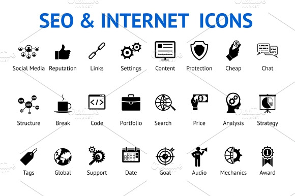 Seo And Internet Icons