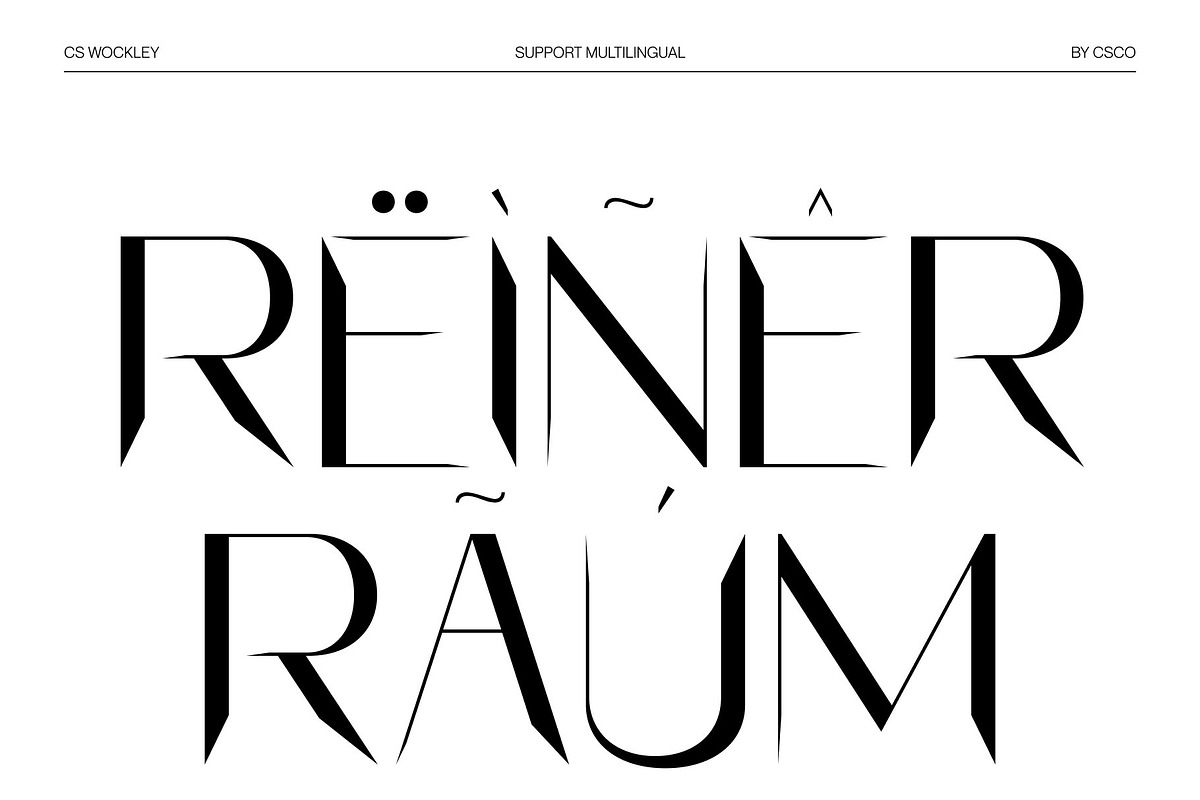 CS Wokley – Modern Sans Serif, a Sans Serif Font by Craft Supply Co. (Photo 5 of 8)