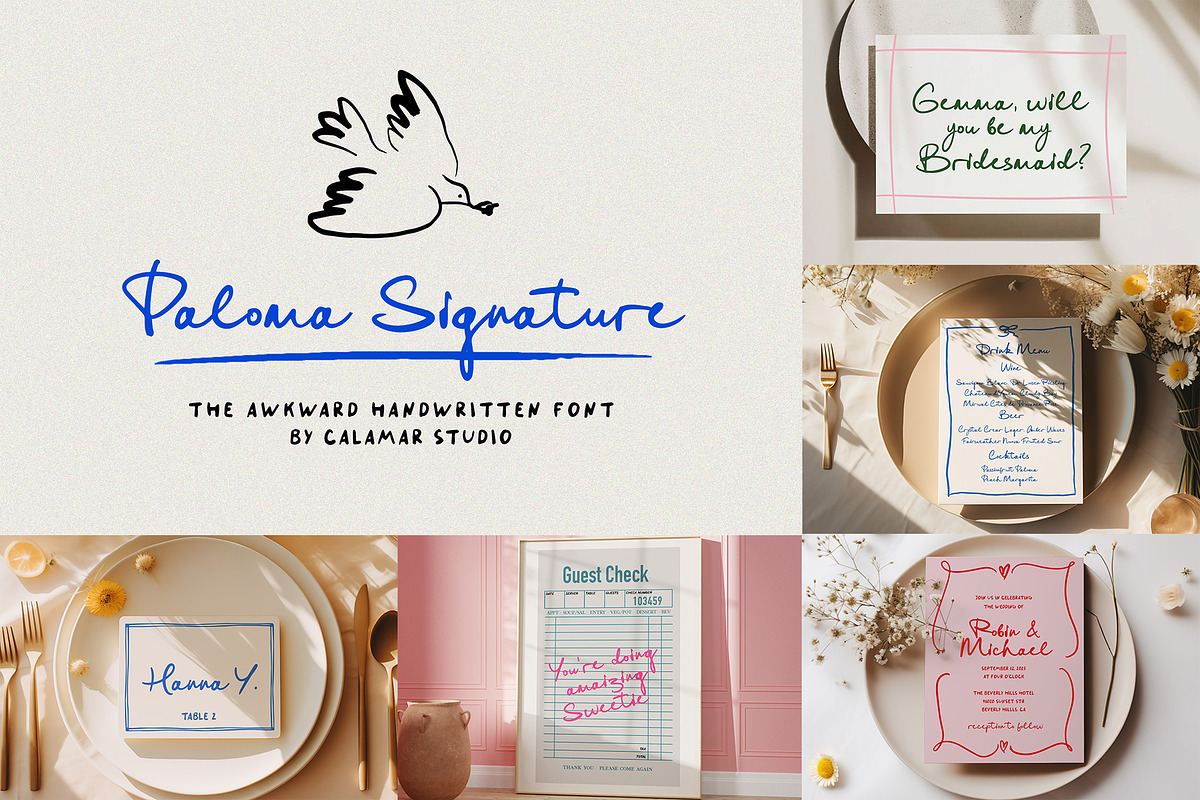 WHOLE SHOP FONT BUNDLE, a Serif Font by Calamar Studio (Photo 14 of 33)