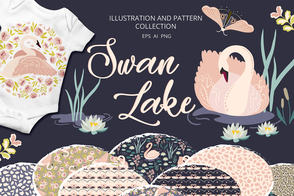 Graphic Bundle clipart & pattern, a Background Graphic by Cozy pattern shop (Photo 14 of 37)