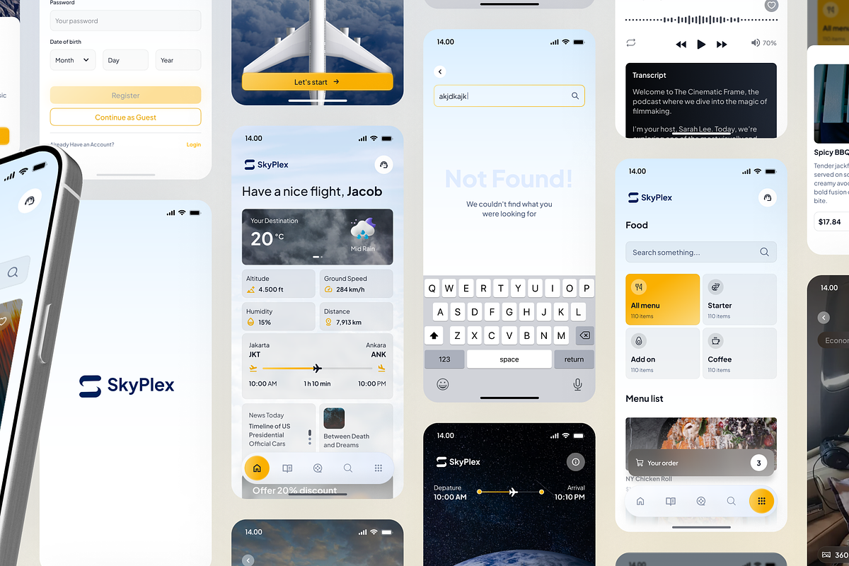 SkyPlex - Inflight Entertain SAAS preview 2