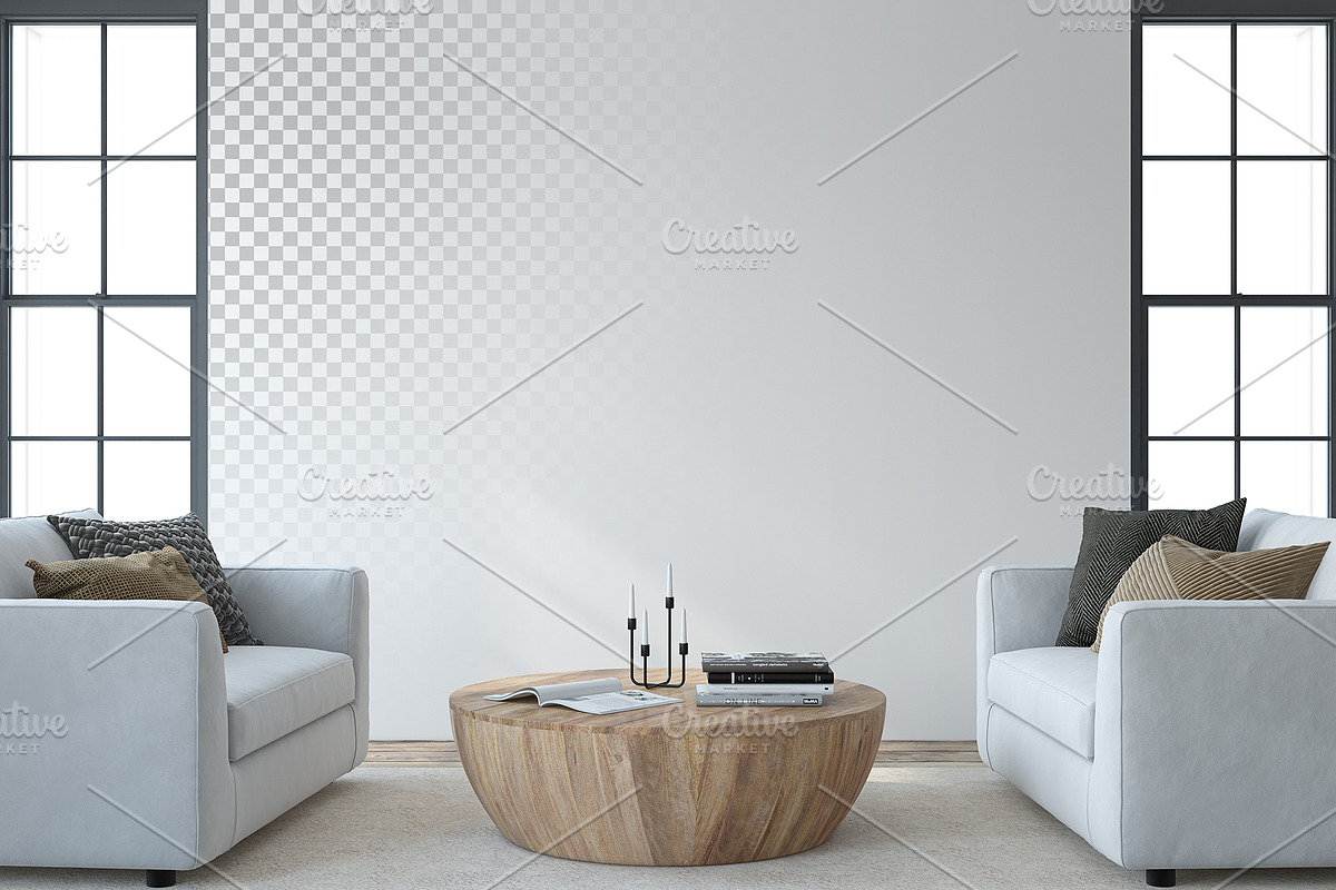 MINIMALIST HOME Wall&Framr Mockups, a Poster Template by MyHomeMockups (Photo 7 of 11)