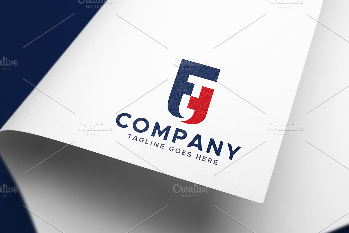 Ft letter minimal logo design, a Branding & Logo Template by Amadul11 (Photo 3 of 4)