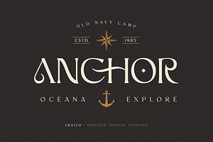 CRATCH - Heritage Vintage Typeface