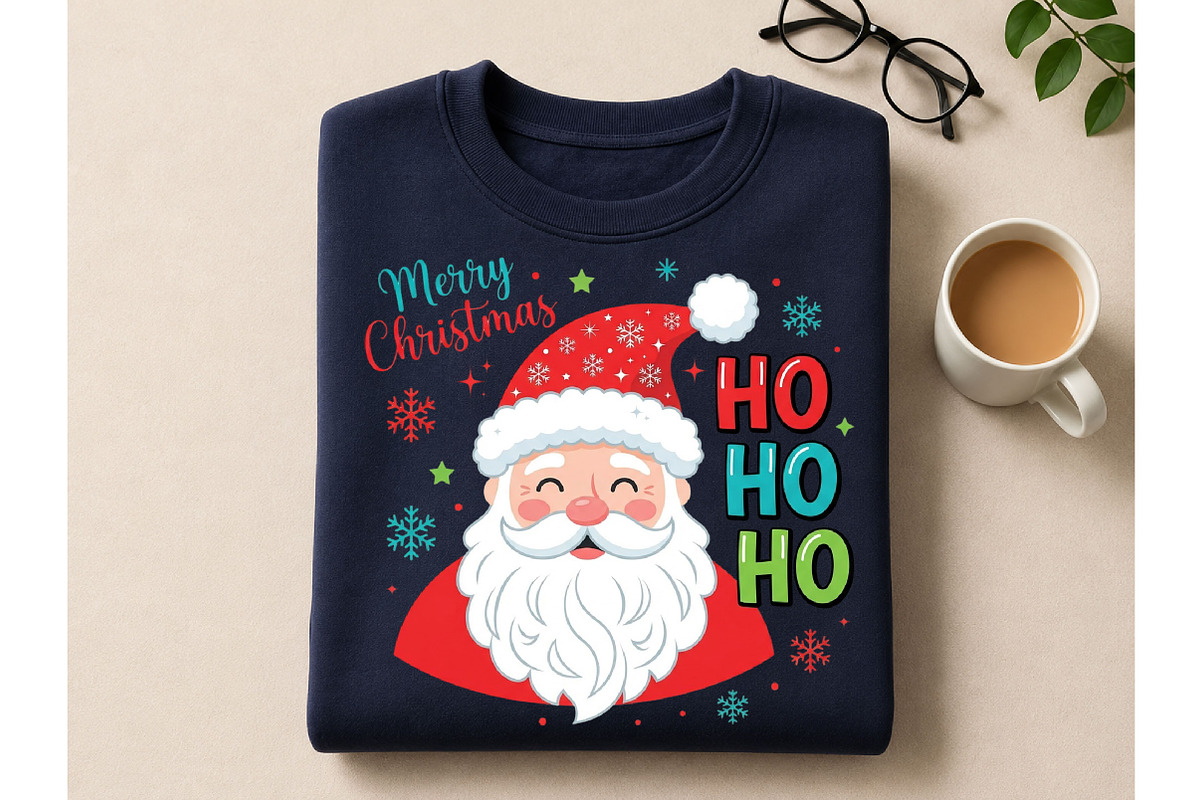 Santa PNG Preppy Christmas PNG, a Seasonal Illustration by DreamCafeArt (Photo 2 of 7)