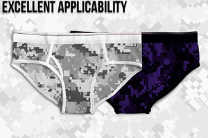 Pixel Camouflage Patterns