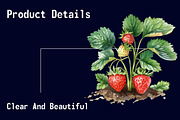 Watercolor Summer Cottage Clipart, a Seasonal Illustration by CitraGraphics (Thumbnail 6 of 6)