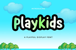 Playkids Font, a Script Font by Graphic Deal