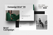 Brief Campaign Presentation Template, a Presentation Template by slidestock55 (Thumbnail 1 of 9)