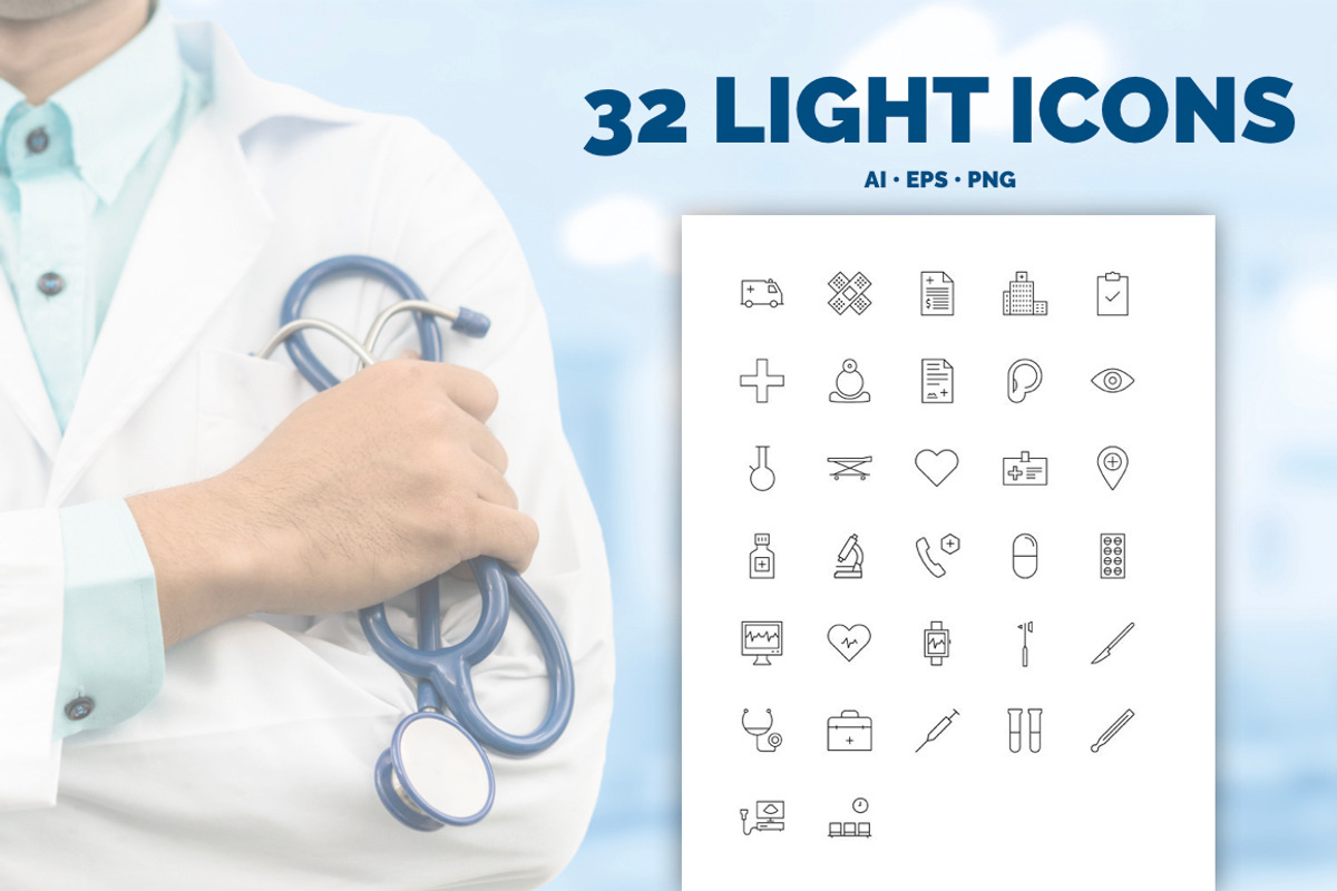 32 Medical Icons in 3 styles, an Icon by IconUncle (Photo 4 of 4)