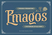 Emagos - Vintage Font, a Serif Font by Viswal Studio (Thumbnail 1 of 6)