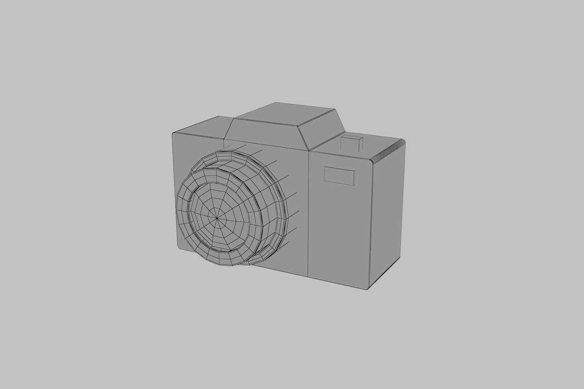 Camera simple design graphic cartoon, an Object 3D Model by CGTech (Photo 7 of 9)