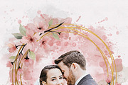 Custom Watercolor Wedding Effect, an Action Add-On by MRI STUDIO (Thumbnail 16 of 19)