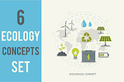 6 Ecologic Concepts Set, an Education Illustration by Olha Kostiuk (Thumbnail 3 of 6)