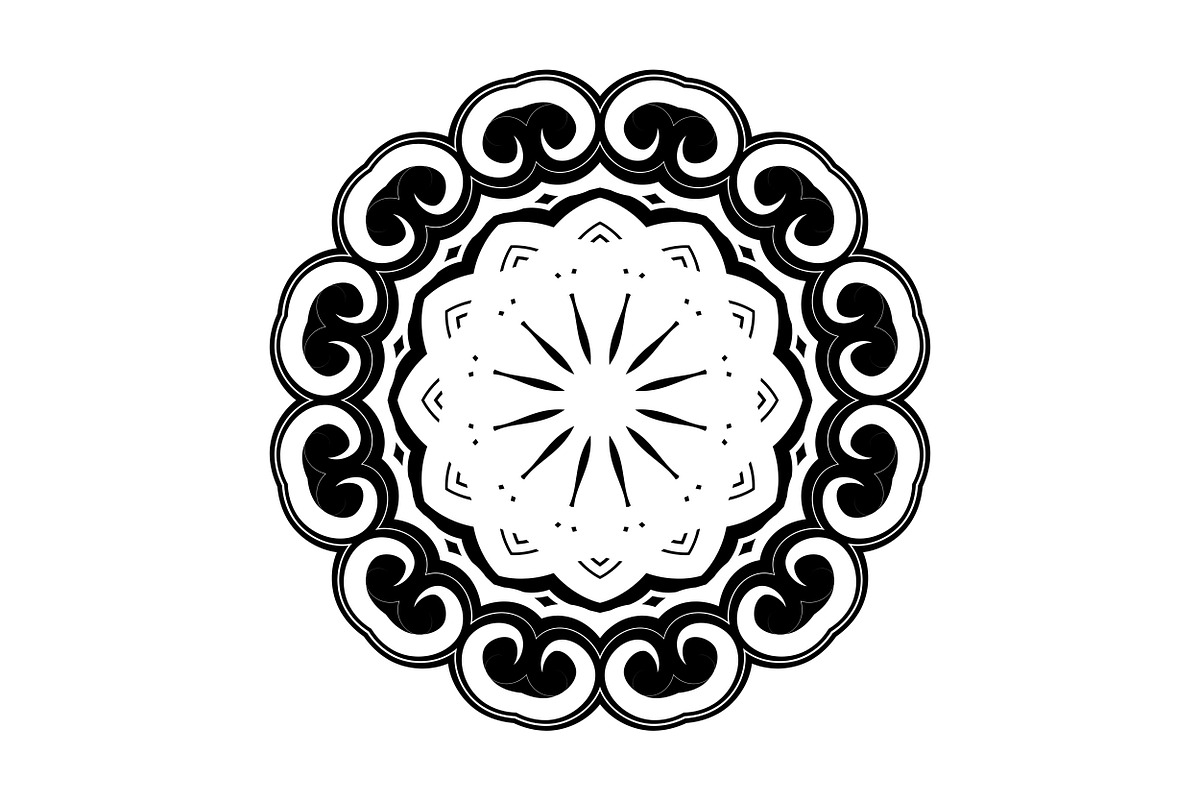 Decorative Mandala Digital Art Pack, a Decorative Illustration by NJ Himel (Photo 7 of 101)