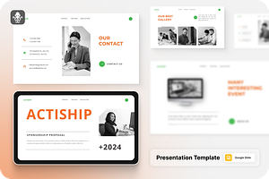 Sponsorship Proposal Google Slide, a Presentation Template by SquidPixey