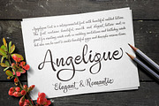 Angelique, a Script Font by Byuly Ayika (Thumbnail 2 of 9)
