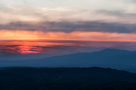 Summer sunset Panoramic scene, a Photo by wr7 Media