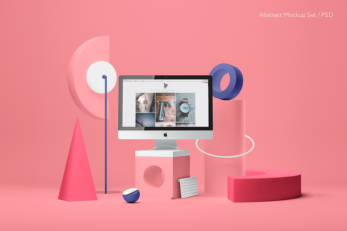 Abstract Color Mockup Set, a Mac Mockup by Best Pixels™ (Photo 9 of 12)