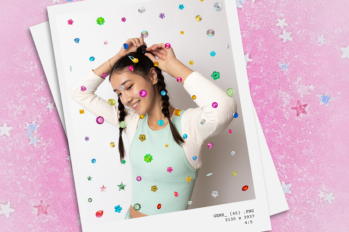 Rhinestone and Gem Photo Overlays, a Texture Graphic by Yana Lesiuk (Photo 9 of 10)