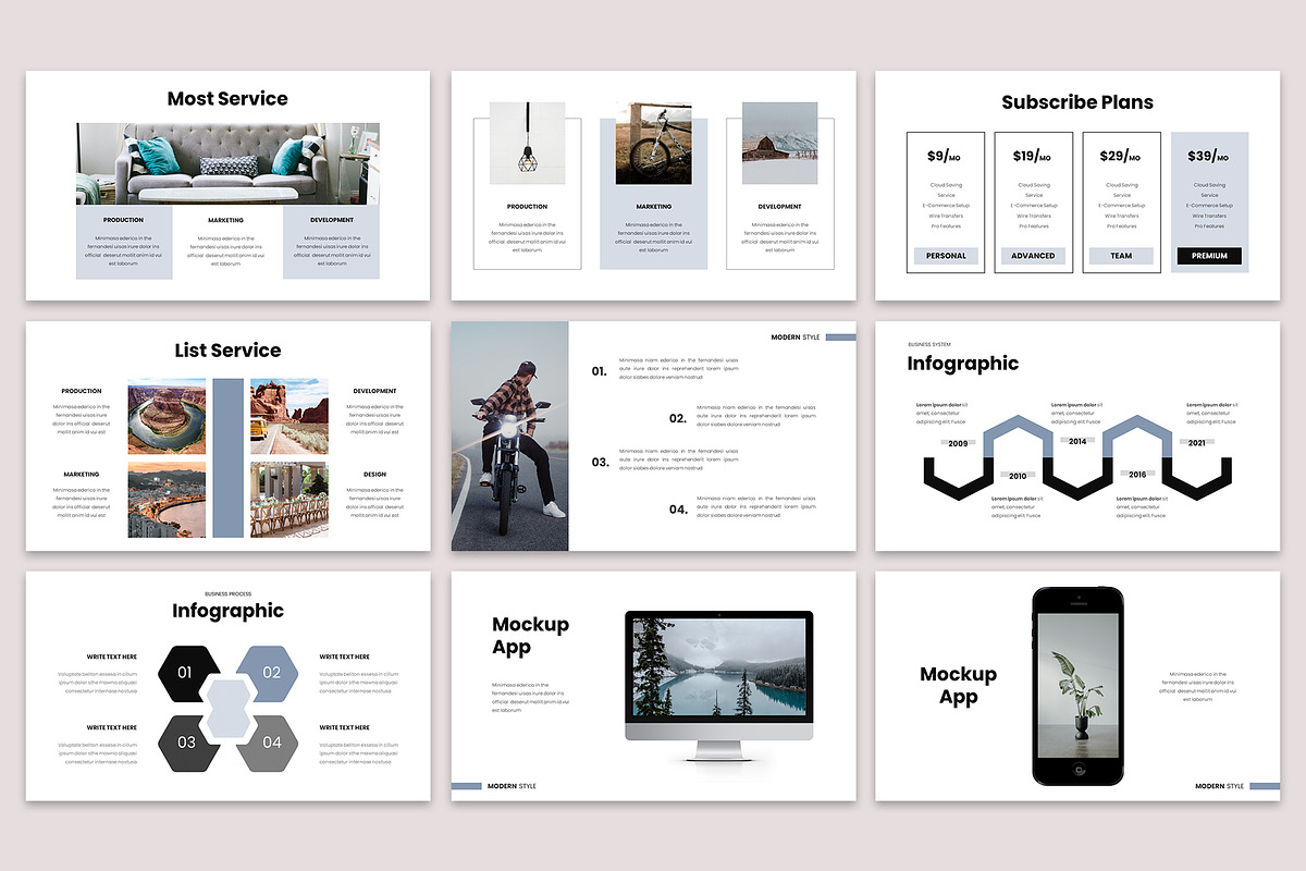 Leco Business Keynote Template preview 3