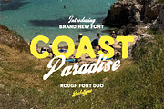 Coast Paradise - Rough Font Duo, a Script Font by Bale Type (Thumbnail 1 of 9)