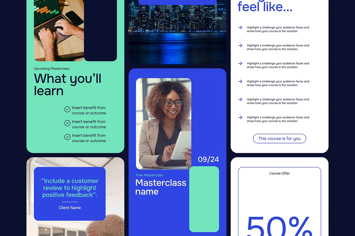Hudson Social Media Canva Templates preview 5