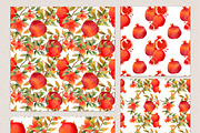 Watercolor Pomegranate clipart, a Decorative Illustration by LukaJreym (Thumbnail 10 of 10)