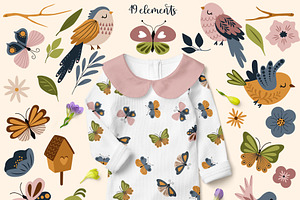 Birds And Butterflies Collection