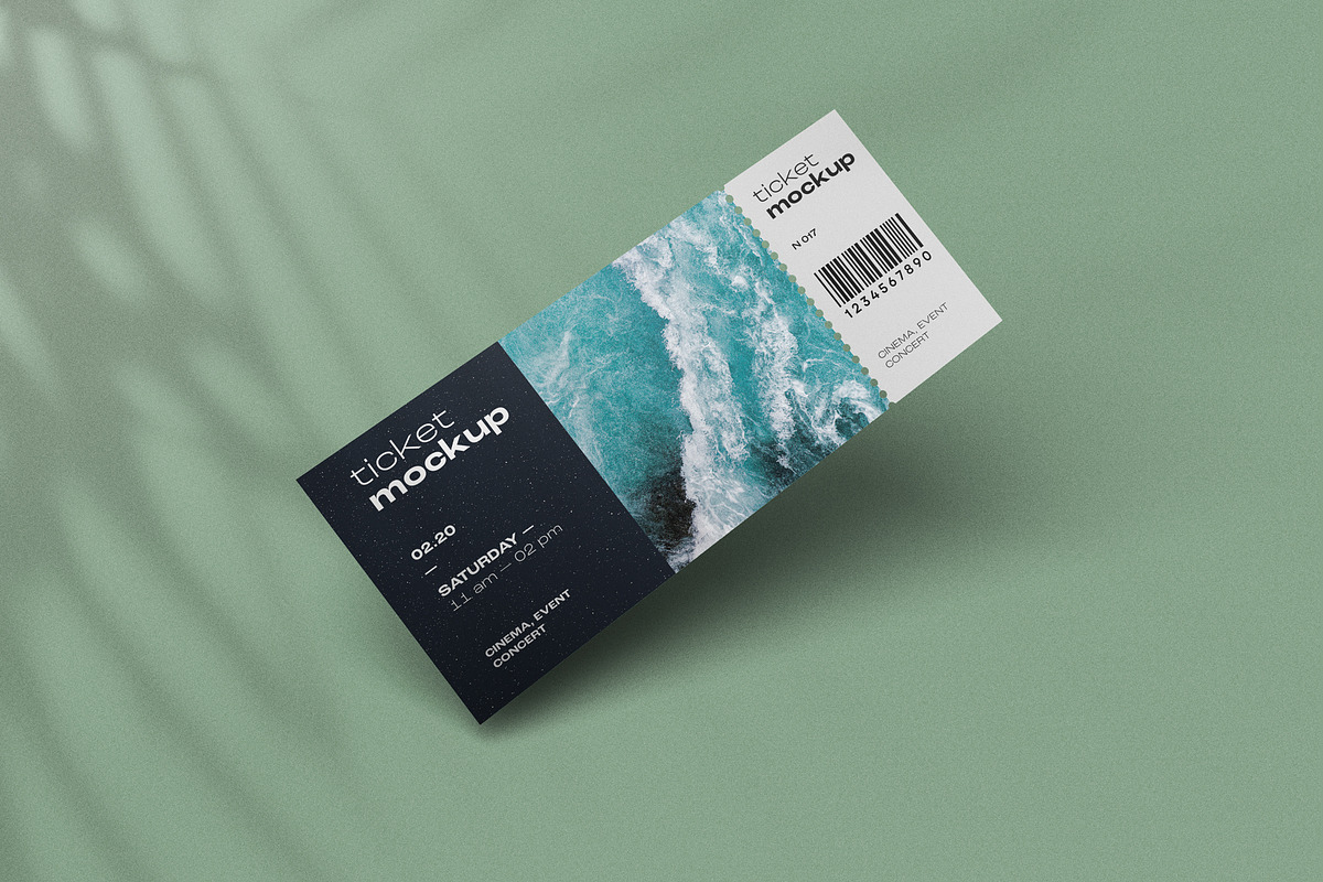 Ticket Mockup, a Product Mockup by dpi (Photo 5 of 10)