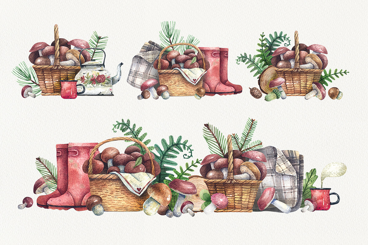 Fall Treasures, an Illustration by Watercolor by Tonia Tkach (Photo 3 of 10)