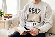 Read It! Vintage Open Book Graphic, an Object Graphic by SharpMarketplace (Thumbnail 2 of 4)