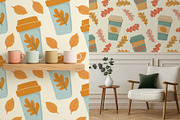 Autumn Coffee patterns & clipart, a Food Illustration by Carpet Tapete Pretzel (Thumbnail 8 of 10)