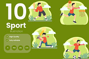 Sport Illustration Pack, an Illustration by baii09 (Thumbnail 1 of 4)