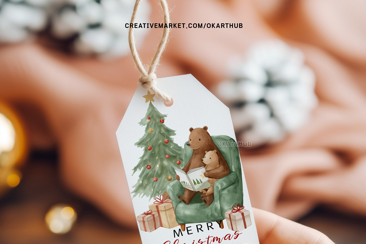Cute Christmas Clipart – 53 PNG, a Seasonal Illustration by OKArtHub (Photo 8 of 9)