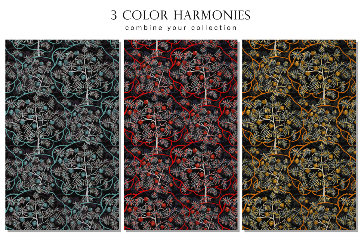 Retro tree - Set 2, a Pattern Graphic by Yummy (Photo 3 of 11)