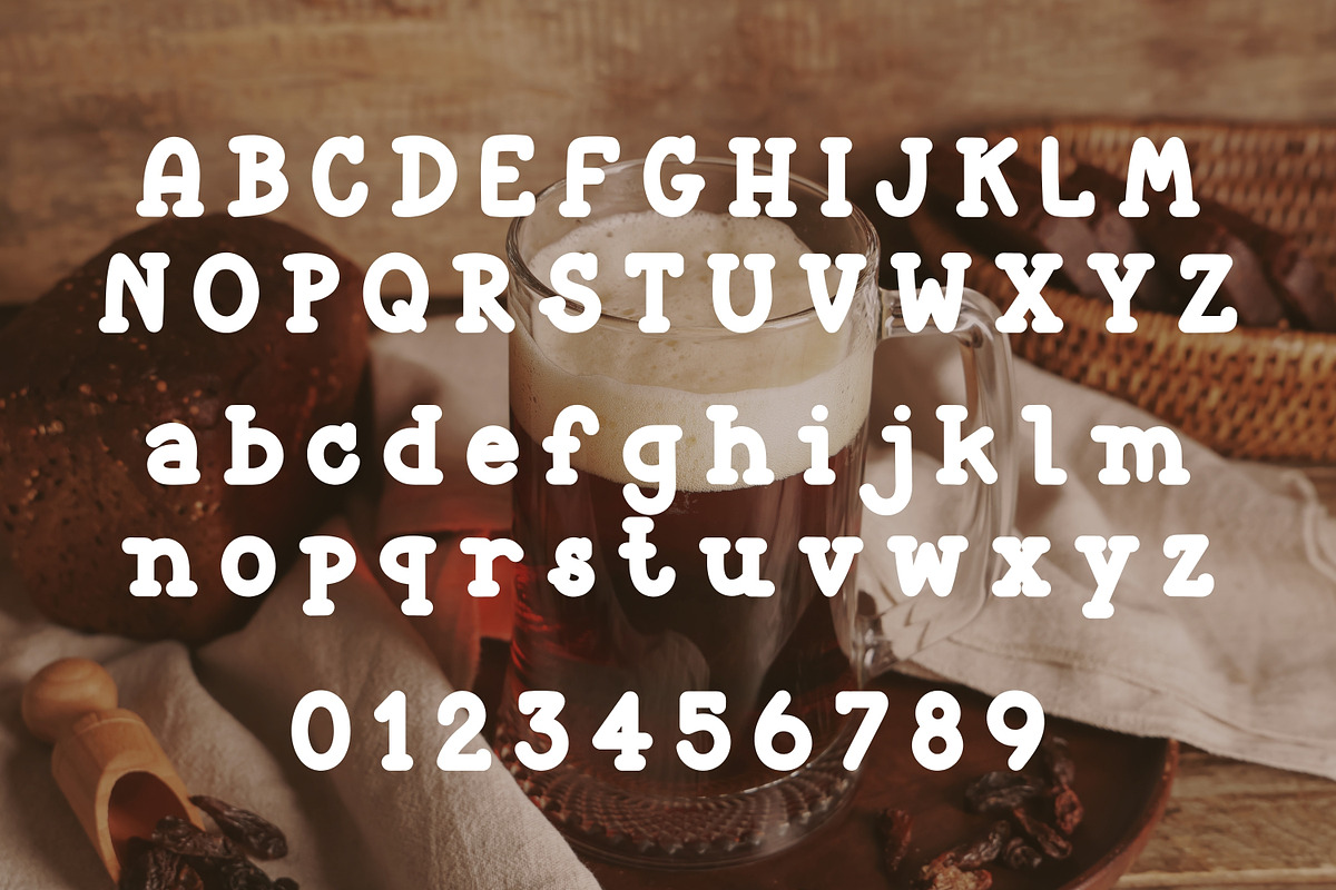 Retro Display Font - Root Beer Soda, a Handwritten Font by ZoloDesignHub (Photo 4 of 9)