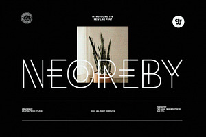 Neoreby - The Display Line Font
