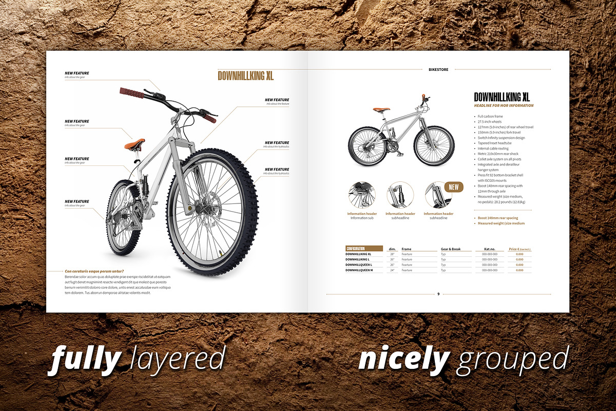 Sales & Image Brochure - Downhill, a Brochure Template by easytemplates.store (Photo 3 of 5)