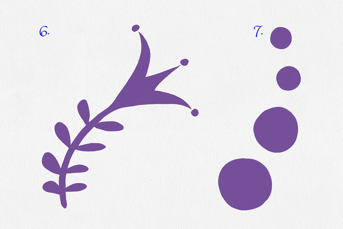 Purple Mexican Otomi Clipart Bundle, a Texture Illustration by Minky Moo Creations (Photo 5 of 10)