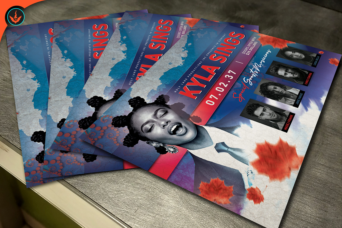 Gospel Concert Flyer Template, a Flyer Template by SeraphimChris (Photo 4 of 4)
