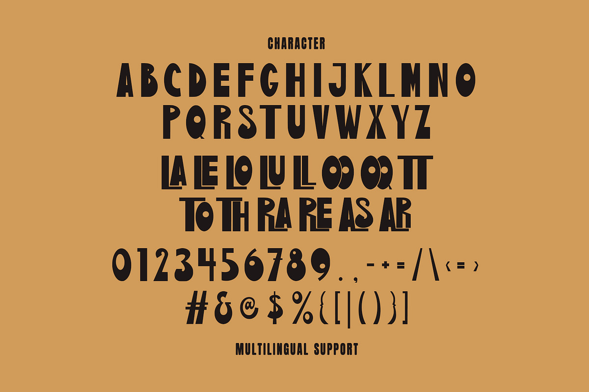 Rathe Oklum Modern Bold Display Font, a Sans Serif Font by Maulana Creative (Photo 7 of 8)