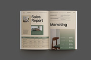 Gradient Green KPI Report, a Brochure Template by Neermana (Thumbnail 6 of 10)